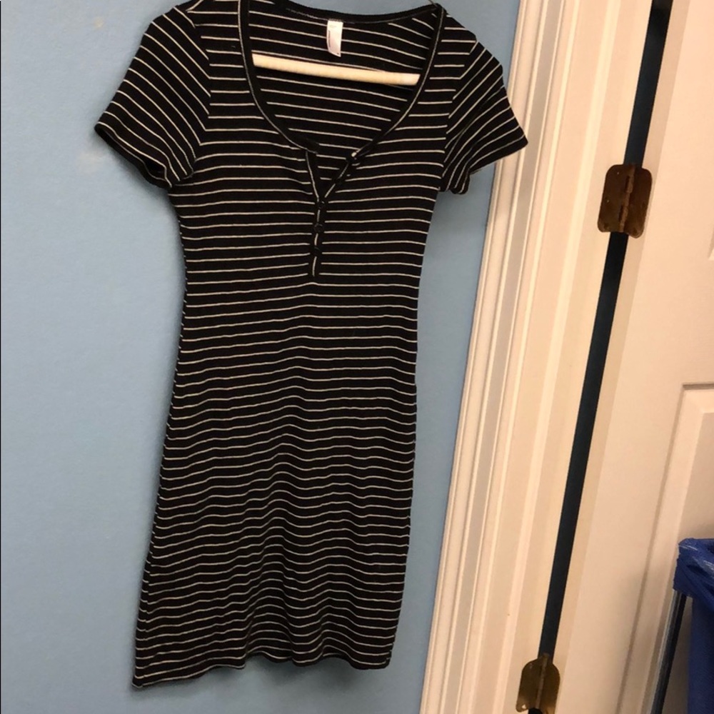american apparel striped dress